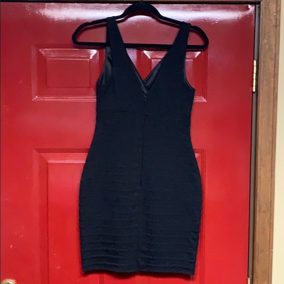 LIKE NEW 🌟 Express Black Bandage Dress Size XS - Picture 5 of 5